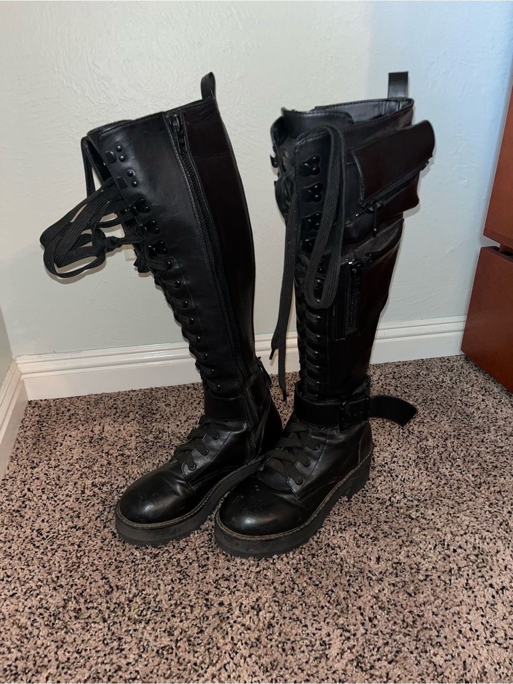 Current Mood knee high boots